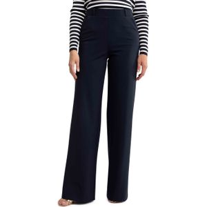 Studio Anneloes Lexie LONG bonded trousers blauw (Maat: XS) - Effen