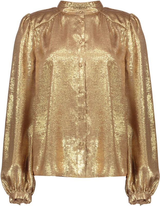 Geisha - 53864-14 - Top - Gold - Lange Mouw