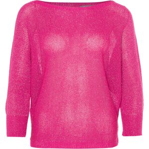 Geisha Trui roze (Maat: M) - Glitter - Halslijn: Boothals,