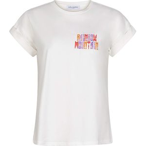 Lofty Manner T-shirt wit (Maat: M) - Effen - Halslijn: Ronde hals,