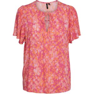 Vero moda T-shirt roze (Maat: S) - Halslijn: V-hals,