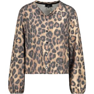 Monari Dames vest beige (Maat: 44) - Halslijn: Ronde hals,