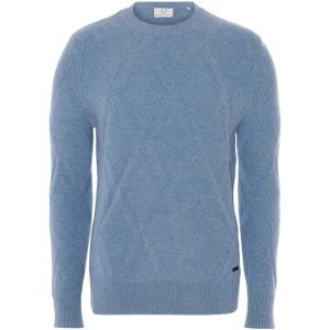 Born With Appetite - Gomer Pull R-neck - Blauw - Tricot