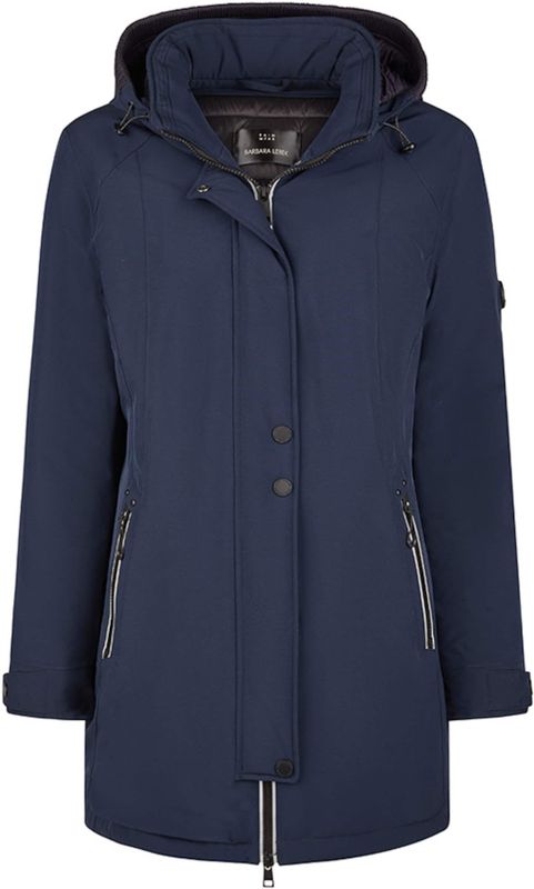 Barbara Lebek - Dames Jas - Blauw - Effen