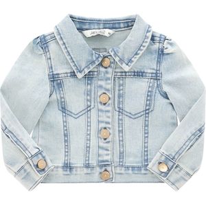 Le Chic Meisjes jas blauw (Maat: 80) - Baby