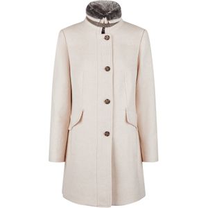 Barbara Lebek Dames jas beige (Maat: 38)