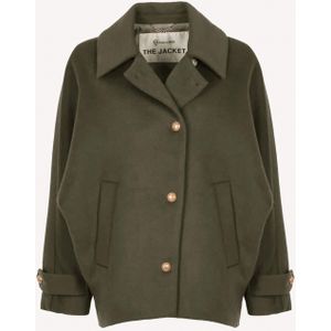 Giacomo Dames jas bruin (Maat: M) - Effen