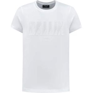 Ballin T-shirt wit (Maat: 164) - Logo - Halslijn: Ronde hals,