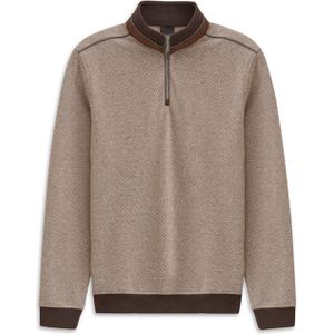 bugatti - Trui - Bruin - Knitwear - Lange Mouw