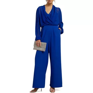 Gedessineerde jumpsuit voor dames in Zwart