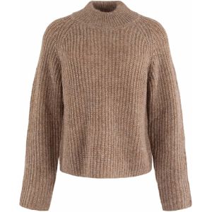 Anna - Trui Rib - Cognac - S