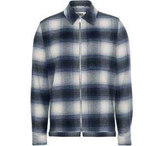 Drykorn Heren overshirt blauw (Maat: M) - Ruit