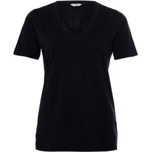 Penn & Ink N.Y. T-shirt zwart (Maat: S) - Tekst - Halslijn: V-hals,
