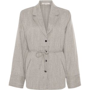 Second Female - Jun Shirt Blazer - Beige - Dames Blazer