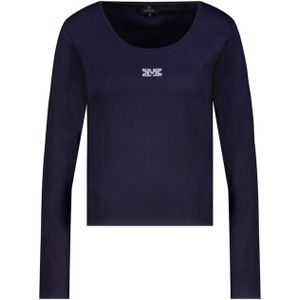 Monari - T-shirt - Marine - Strassdetail