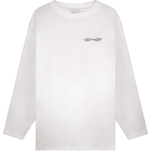 Ampère Longsleeve wit (Maat: M) - Fotoprint - Halslijn: Ronde hals,