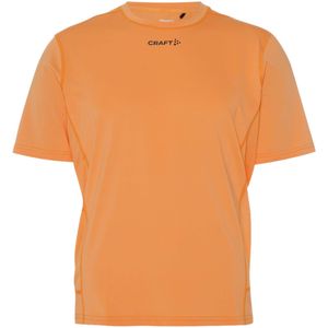 Craft T-shirt oranje (Maat: XL) - Effen - Halslijn: Ronde hals,
