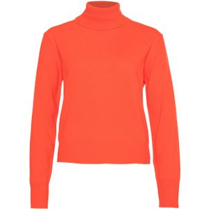Babiche Dames coltrui oranje (Maat: M) - Effen - Halslijn: Col,