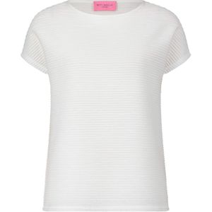 Betty Barclay - So Cosy T-shirt wit (Maat: 42) - Effen - Halslijn: Ronde hals,