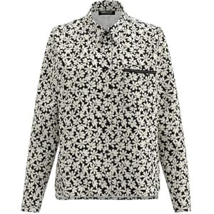 Frank Walder Blouse beige (Maat: 38) - Halslijn: Polokraag,