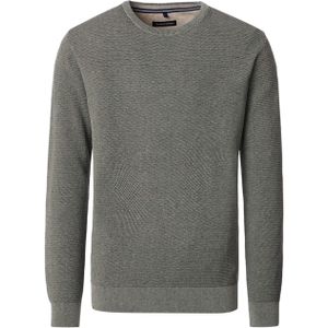 Casa Moda - Pullover - Groen - Mélange - O-Neck SNOS