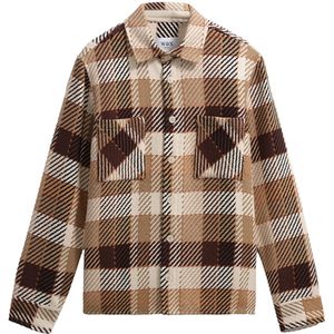 Wax London Heren overshirt ecru (Maat: L)