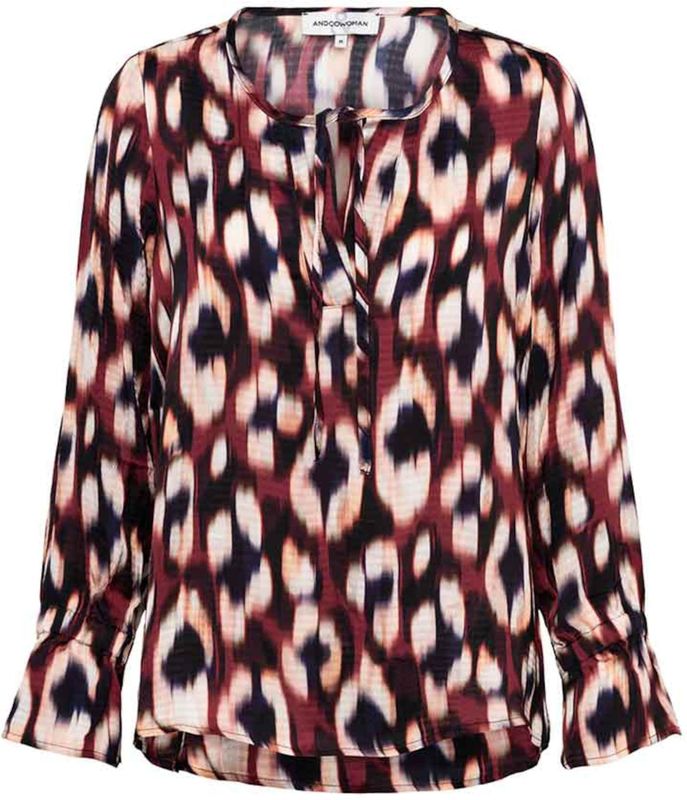 &Co Woman - Blouse - Multicolor - MELINA FADED SMALL