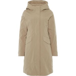 Elvine - Womens Signy - Lange Jas - Beige - Isolerend - Winddicht