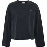 Closed Longsleeve zwart (Maat: S) - Effen - Halslijn: Ronde hals,
