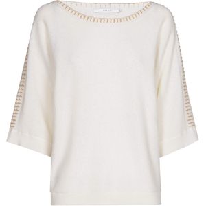 Xandres Trui ecru (Maat: XL) - Halslijn: Boothals,