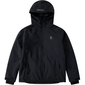 Poederbaas Heren ski-jas zwart (Maat: S)