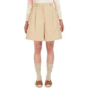 Weekend MaxMara Ecuba korte broek beige (Maat: 42)