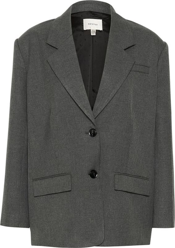 Gestuz - Gzpaula Melange Oz Blazer Noos - Blazer - Grijs