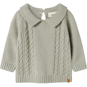 Lil' Atelier Meisjes trui grijs (Maat: 80) - Baby