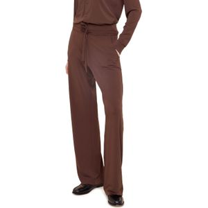 Vanilia Wide leg chino broek bruin (Maat: 40)