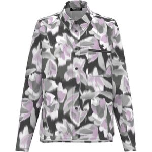 Frank Walder - Blouse - Paars - Polokraag