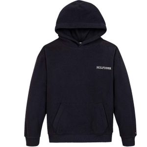 Tommy Hilfiger Hoodie  blauw (Maat: 176) - Effen - Halslijn: Capuchon,