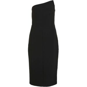 Vila Rouge Jurk zwart (Maat: 36) - Effen - Halslijn: Strapless,