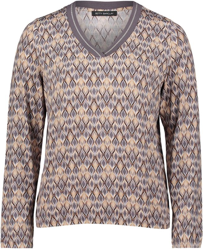 Betty Barclay, Dames, Blouses & Shirts, Grijs, Maat: S