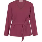 Studio Anneloes Dames blouse roze (Maat: XS) - Effen - Halslijn: V-hals,