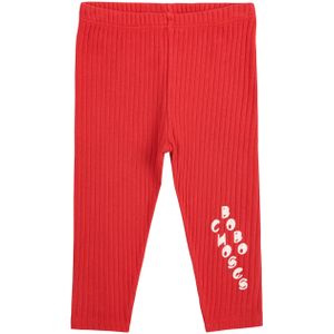 Bobo Choses Leggings meisjes broek rood (Maat: 6M) - Baby