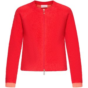 Betty Barclay Gebreid vest  rood