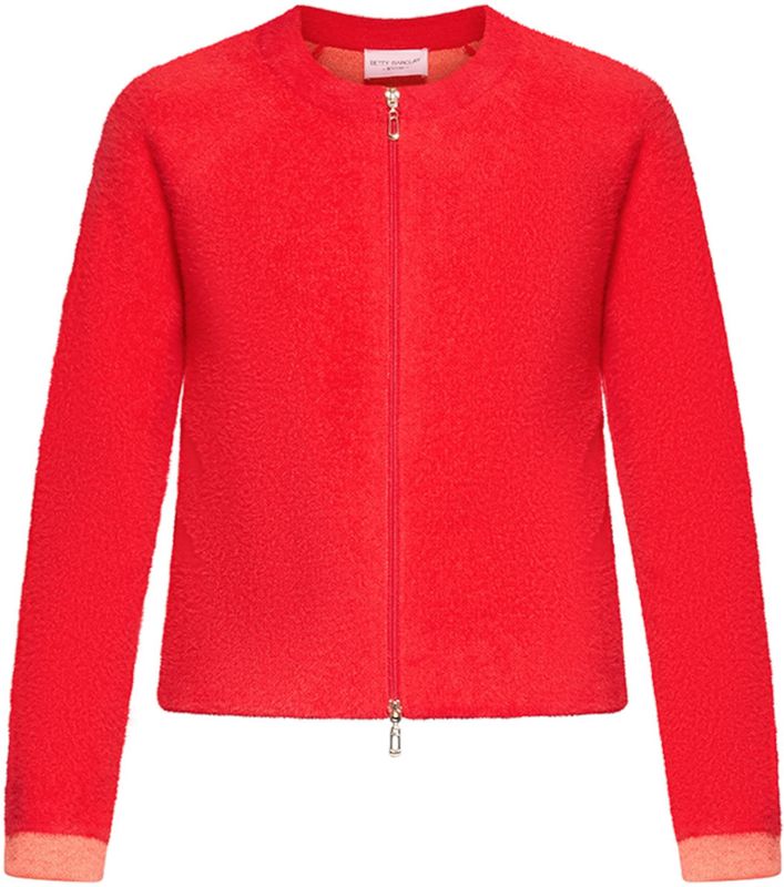 Betty Barclay Gebreid vest  rood