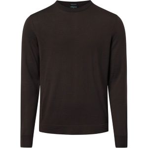 Strellson - Trui - Bruin - Effen - Ronde Halslijn