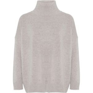 Weekend MaxMara Dames coltrui beige (Maat: XL) - Effen - Halslijn: Col,