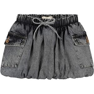 Charlie Petite Meisjes rok zwart (Maat: 140) - Effen