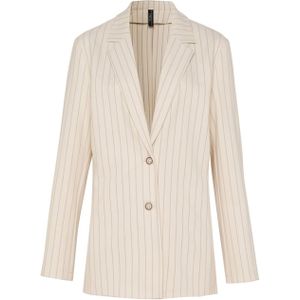 Toni Blazer beige (Maat: 46) - Streep