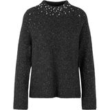 Marc Cain - Trui - Grijs Gemêleerd - Knitwear