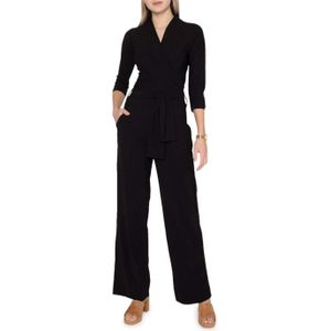 MOQ Jumpsuit dames jumpsuit zwart (Maat: 40) - Halslijn: V-hals,