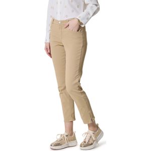 Gardeur 5-Pocket Slim broek beige (Maat: 38) - Effen